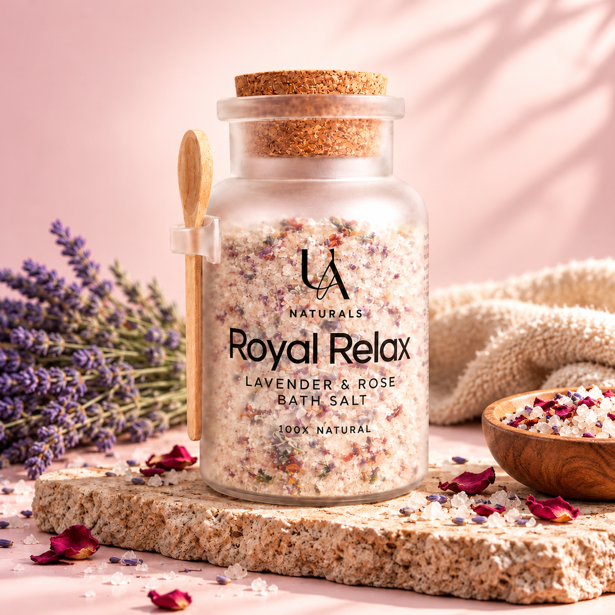 Royal Relax Lavender & Rose Bath Salt
