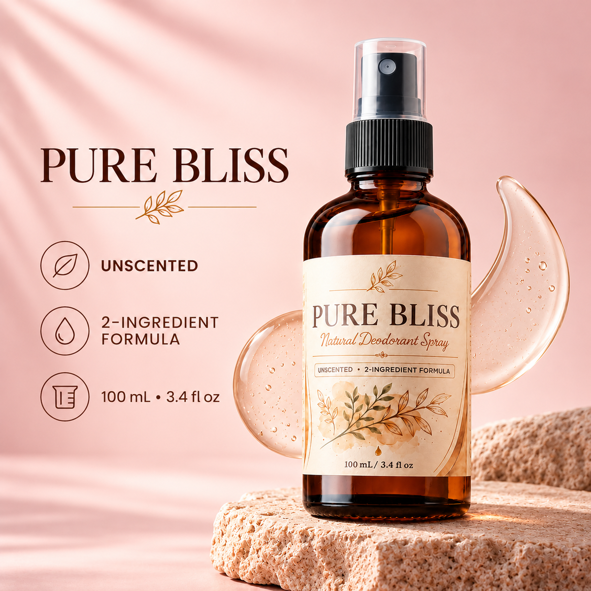 Pure Bliss Natural Deo Unscented