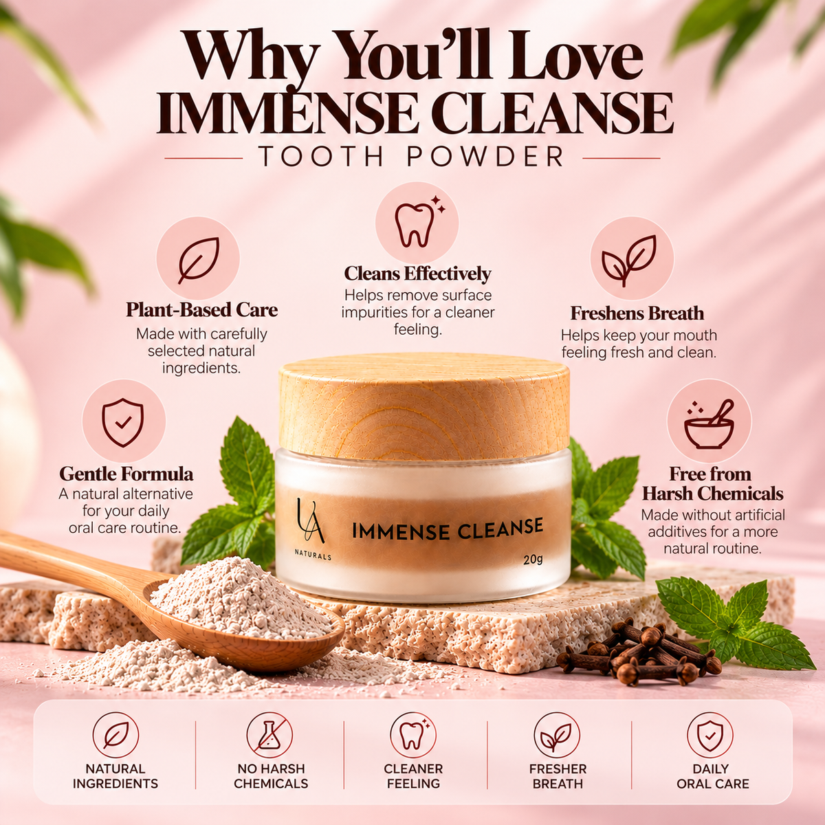 Immense Cleanse Tooth Powder