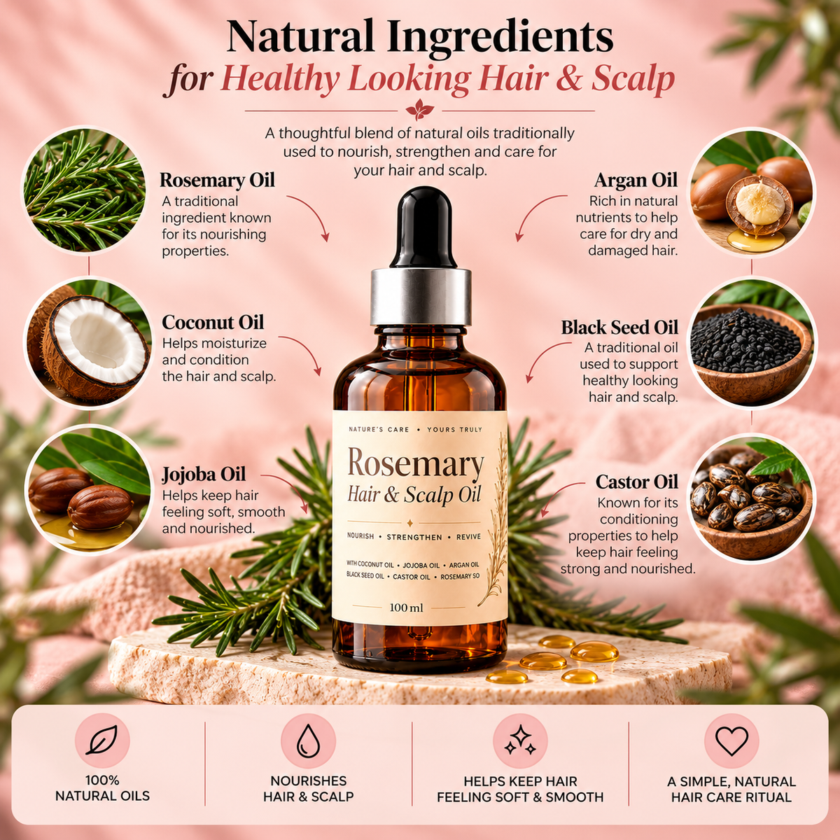 Rosemary Hair and Scalp Oil
