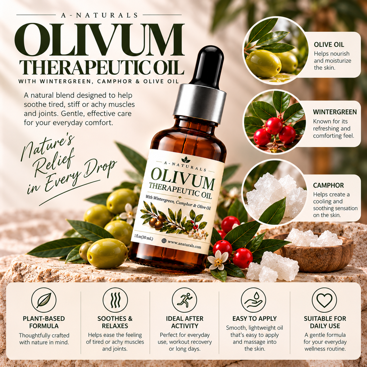 Olivum Therapeutic Pain Oil