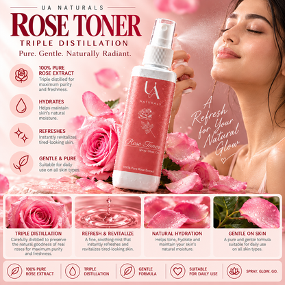 Rose Toner - Triple Distillation