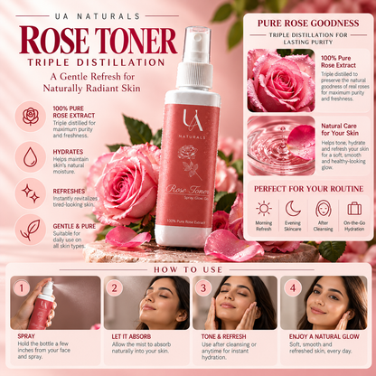 Rose Toner - Triple Distillation