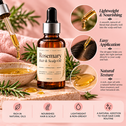 Rosemary Hair and Scalp Oil