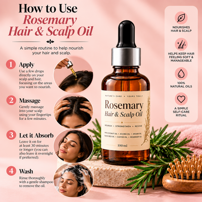 Rosemary Hair and Scalp Oil