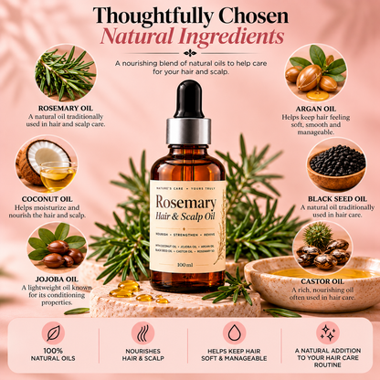 Rosemary Hair and Scalp Oil