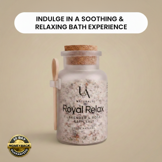 Royal Relax: 100% Natural Lavender & Rose Bath Salt