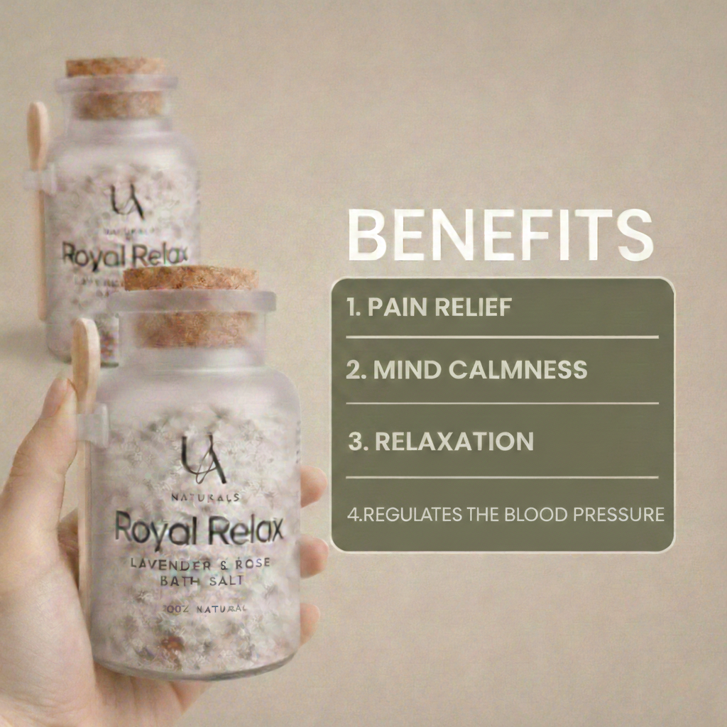 Royal Relax Lavender & Rose Bath Salt